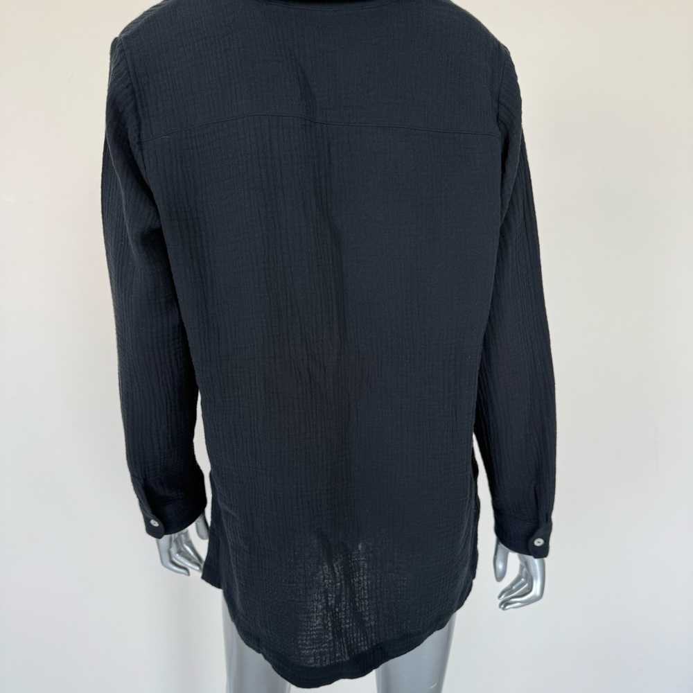 Soft Surroundings women black blouse size L - Picture 3 of 7